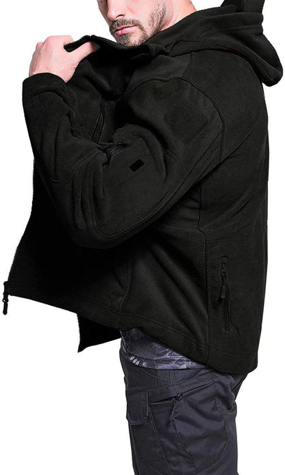 Warm Waterproof Mens Fleece Coat for Winter