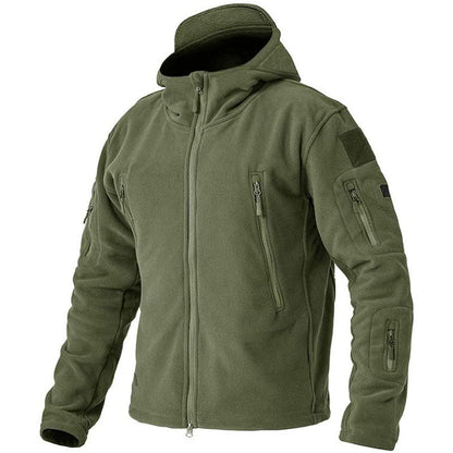 Warm Waterproof Mens Fleece Coat for Winter