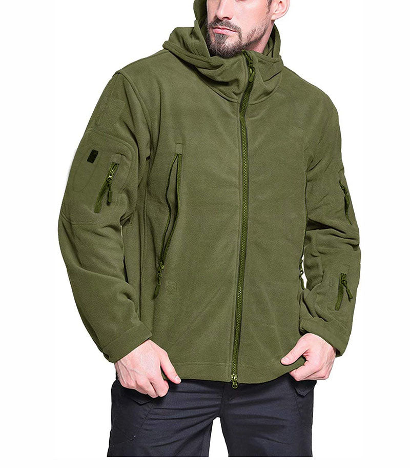 Warm Waterproof Mens Fleece Coat for Winter