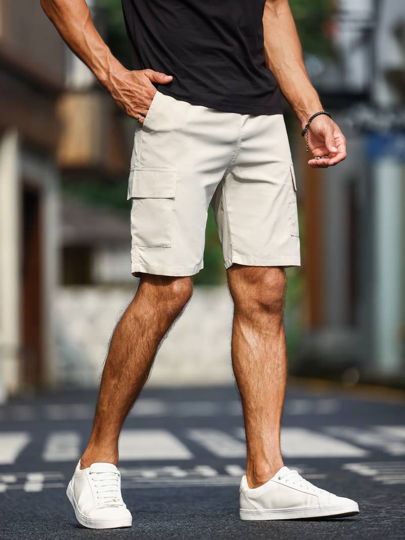 Relaxed Fit Casual Cargo Shorts - OutfitLondon