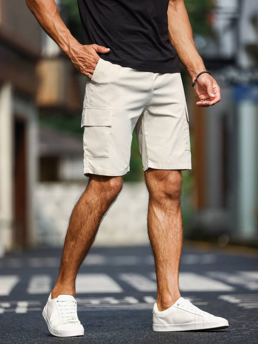 Relaxed Fit Casual Cargo Shorts - OutfitLondon