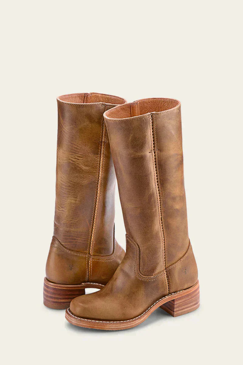 Women's Leather Campus Boots