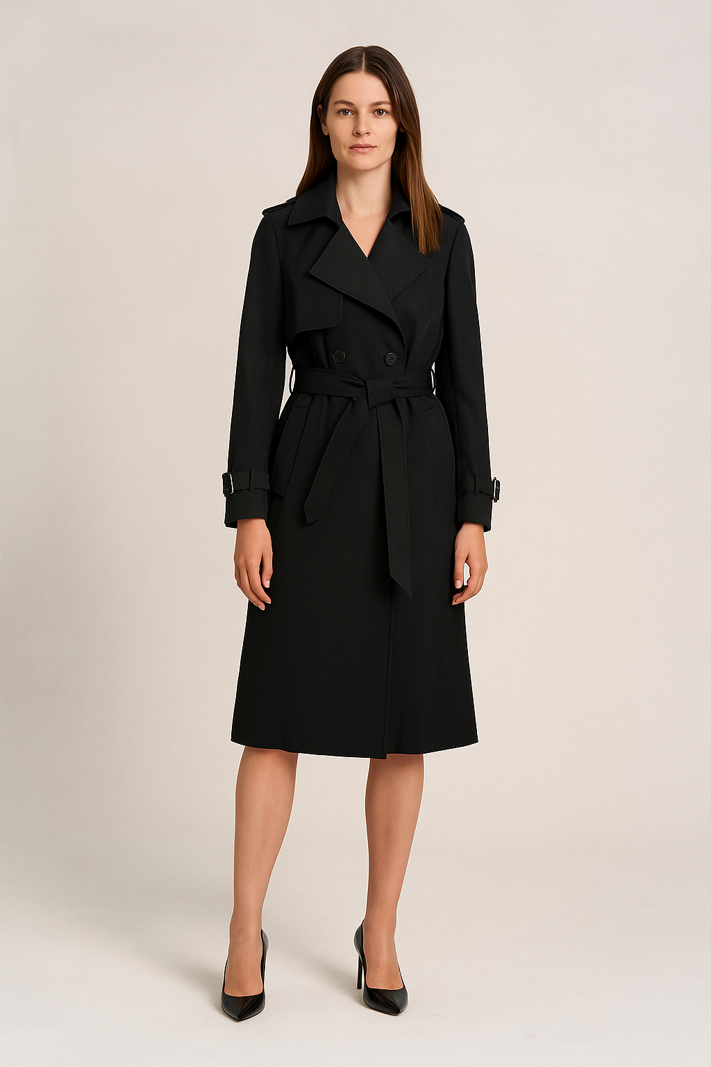 Women's Longline Trench Coat
