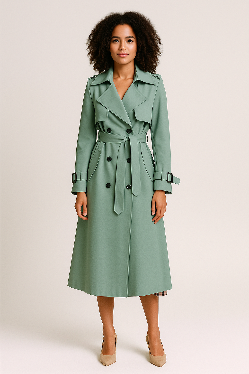 Women's Longline Trench Coat