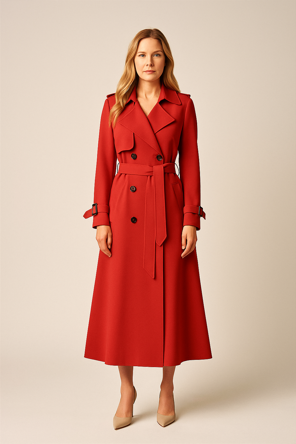 Women's Longline Trench Coat