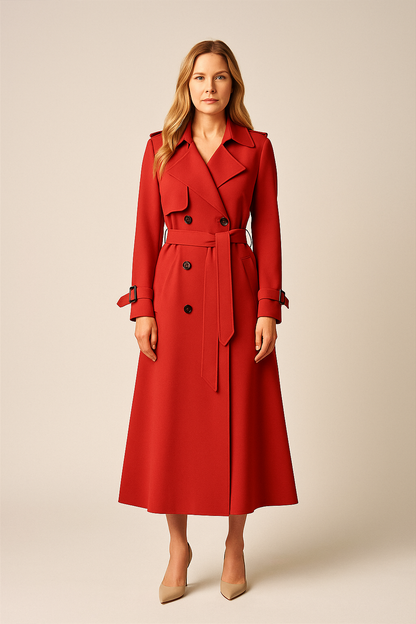 Women's Longline Trench Coat