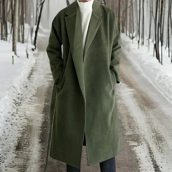 Premium Wool Pea Coat Matthias - OutfitLondon