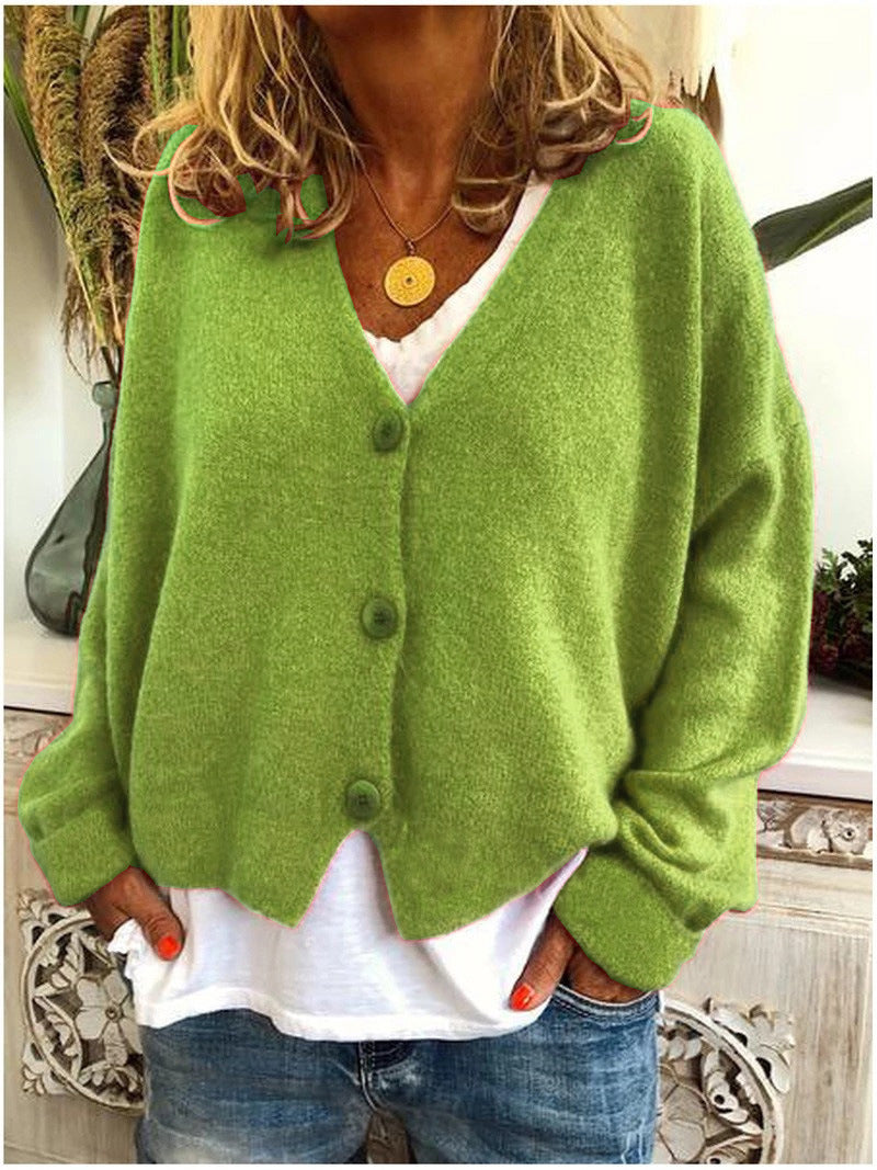 Women's Cozy Knit Sweater Cardigan