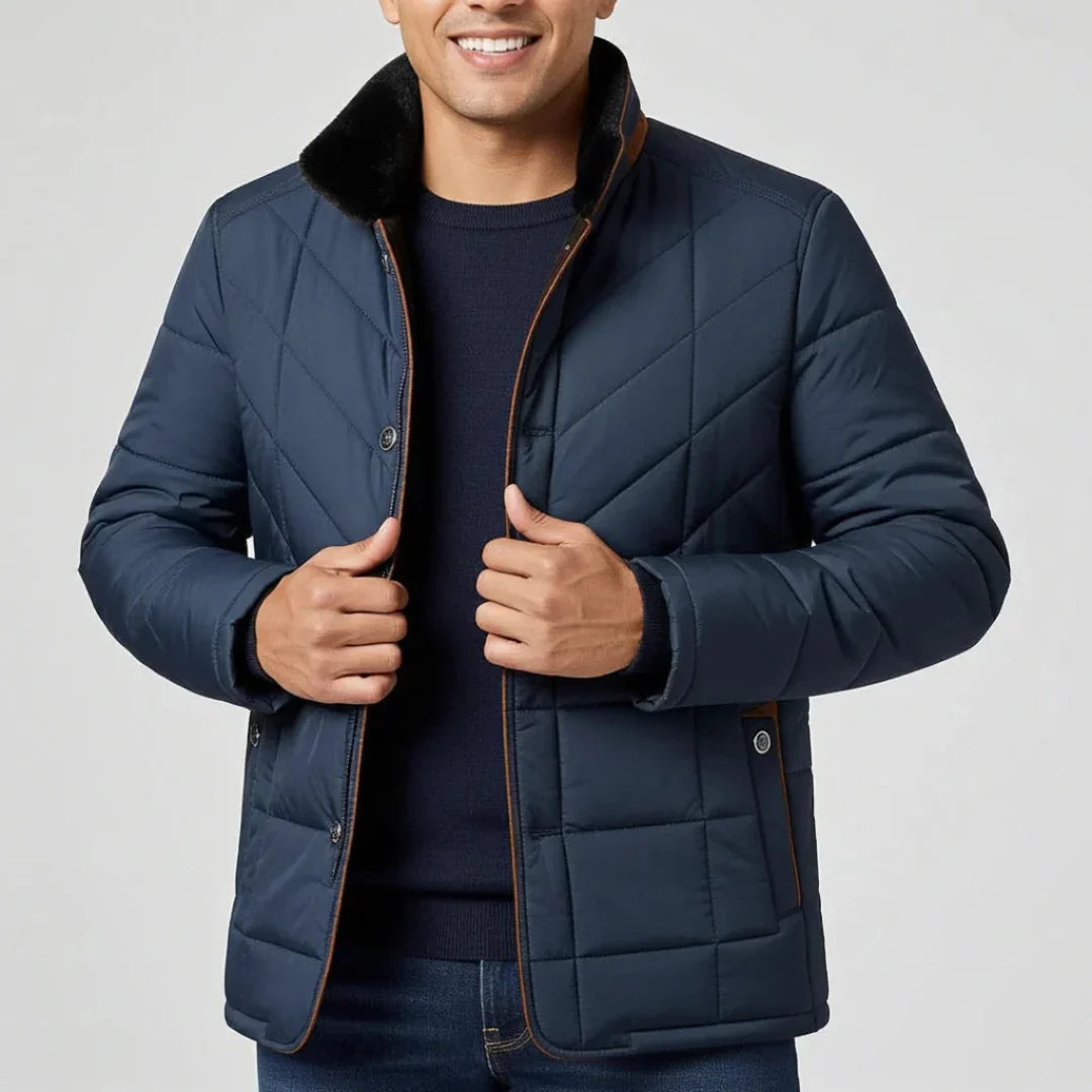 Ezran Men's Insulated Winter Jacket Lightweight - OutfitLondon