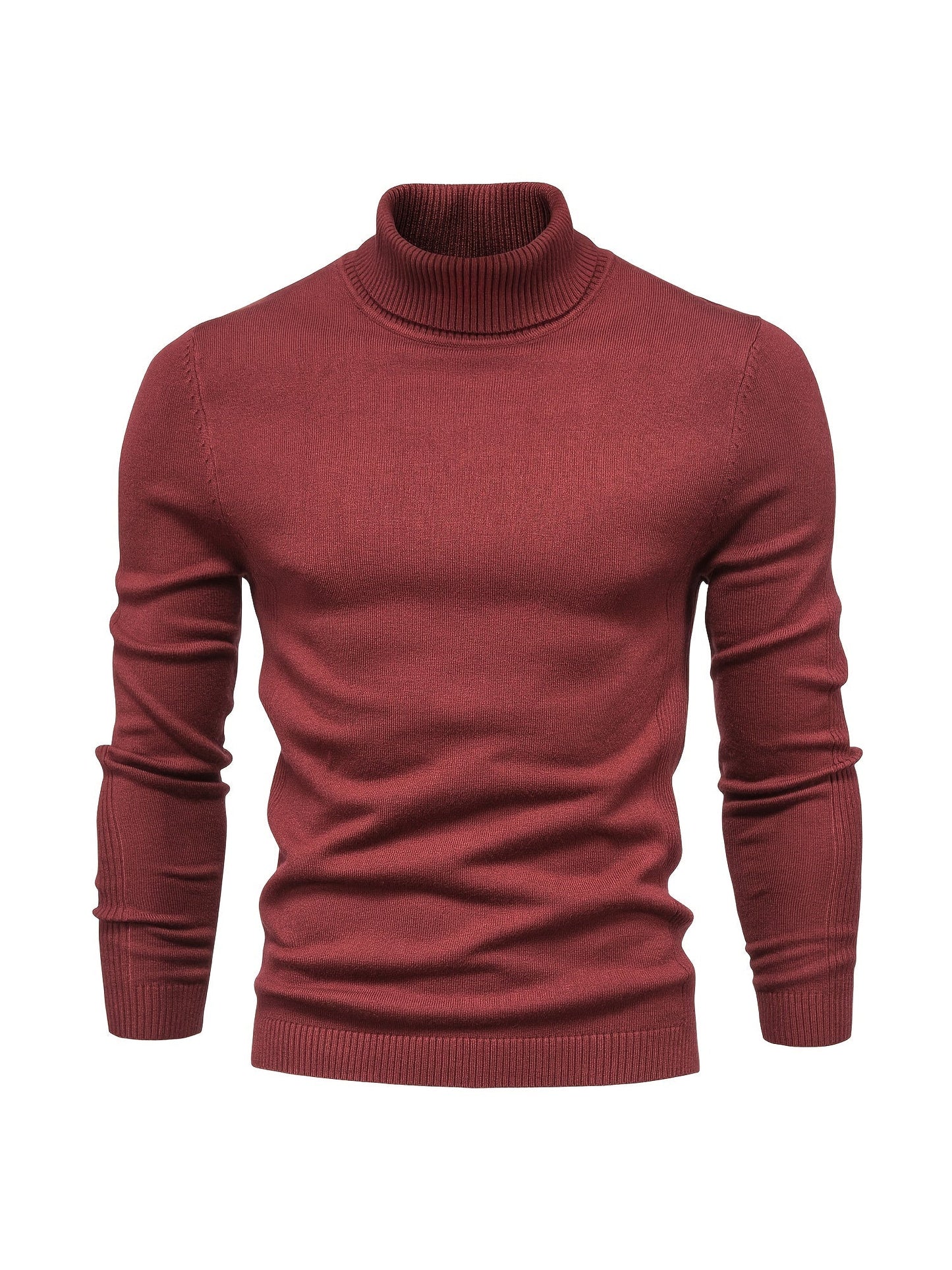 Soft Mens Merino Wool Crew Neck Sweater