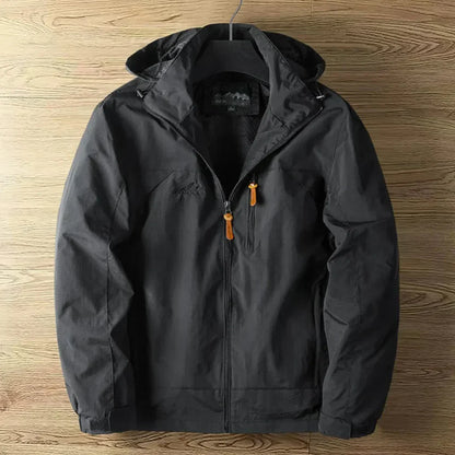 Waterproof Men's Hiking Jacket with Hood - OutfitLondon