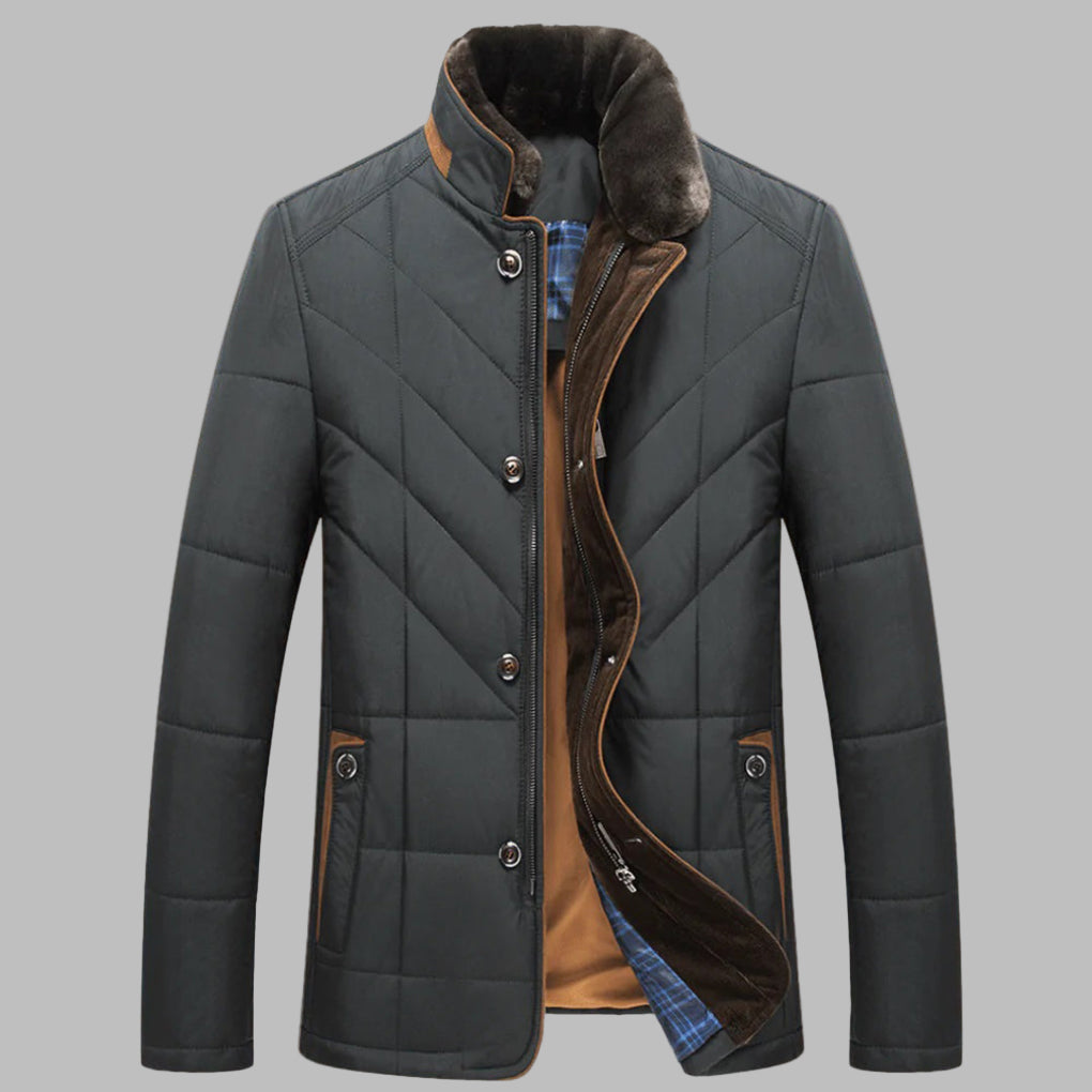 Warm Mens Parka Winter Jacket