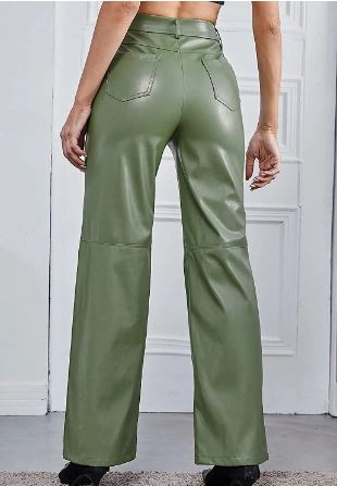 Stylish Women's Leather Pants for Spring