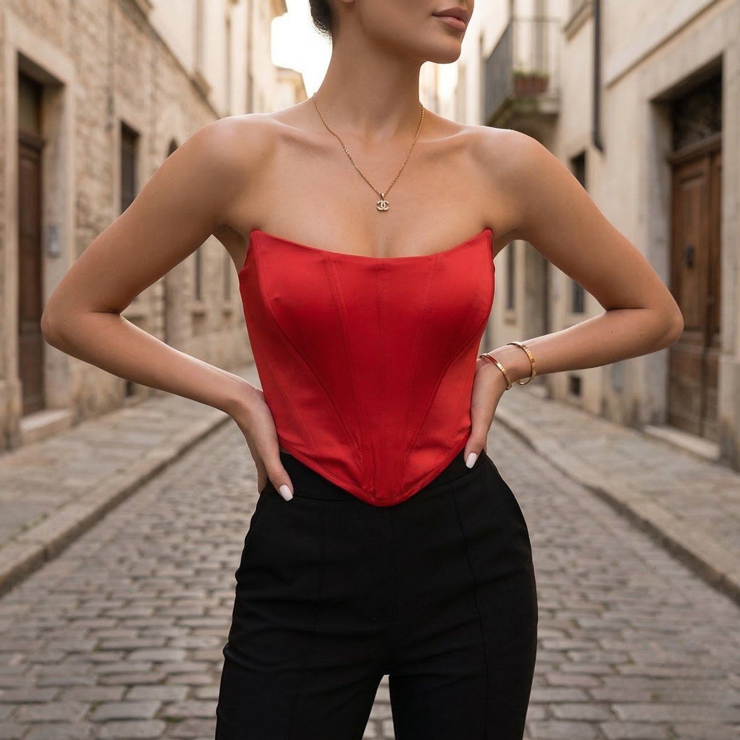 Chic Off Shoulder Crop Top Female Tube Bustier