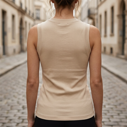 Comfortable Sleeveless V Neck Summer Tank Top