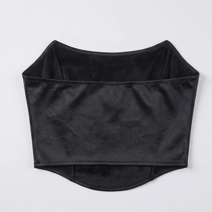 Chic Off Shoulder Crop Top Female Tube Bustier