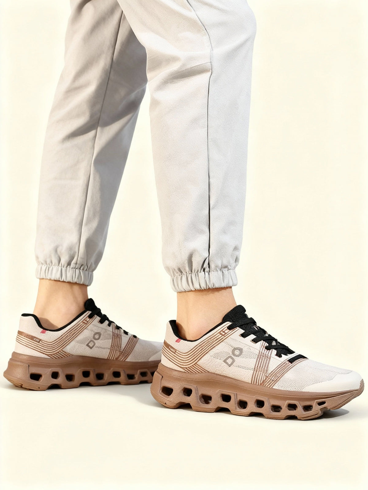 Comfortable Men's Lace Up Sneakers Cotton Upper Shoes