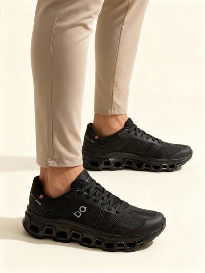 Comfortable Men's Lace Up Sneakers Cotton Upper Shoes