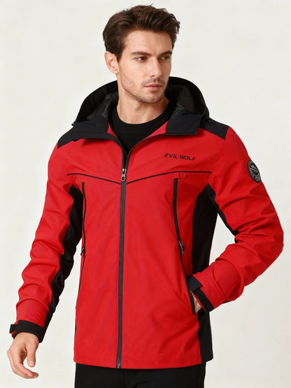 Waterproof Hooded Zip Up Jacket