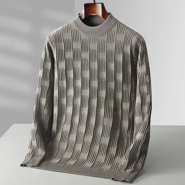 Luxury Men's Cashmere Crew Neck Sweater