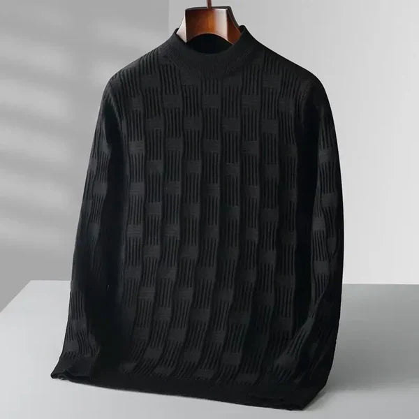 Luxury Men's Cashmere Crew Neck Sweater