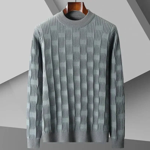 Luxury Men's Cashmere Crew Neck Sweater - OutfitLondon