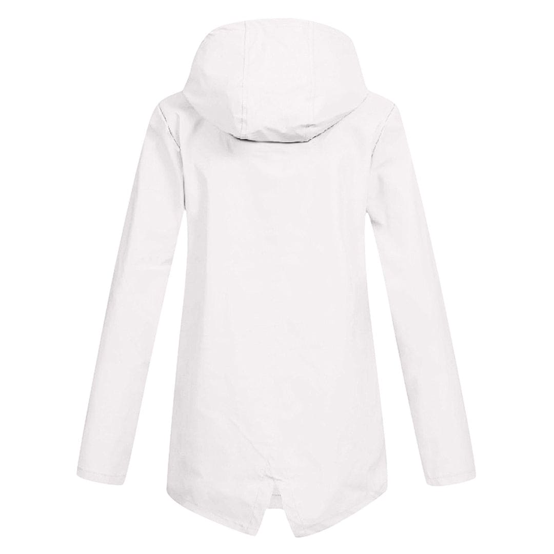 Waterproof Hooded Women's Rain Jacket