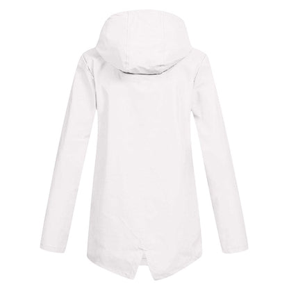 Waterproof Hooded Women's Rain Jacket