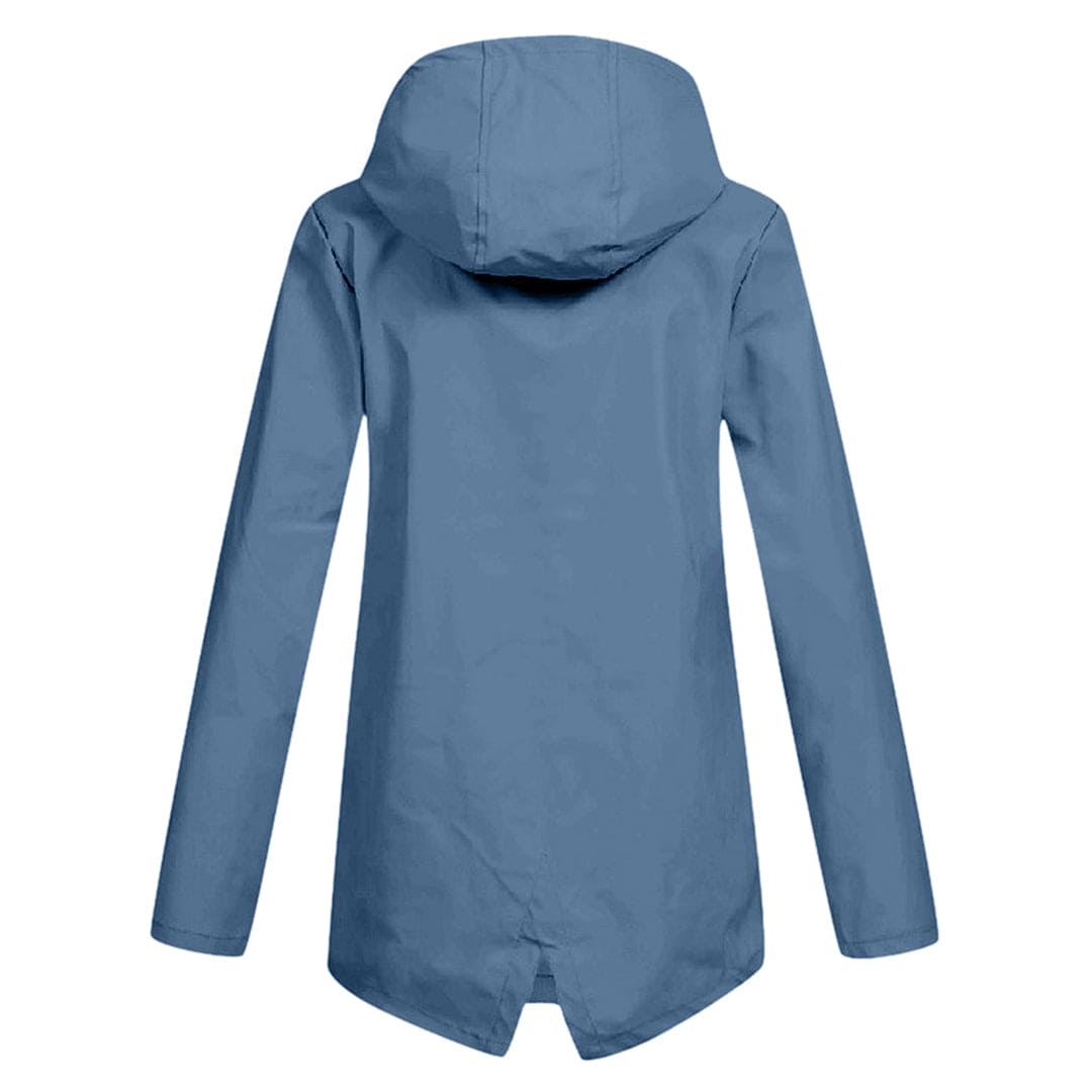 Waterproof Hooded Women's Rain Jacket