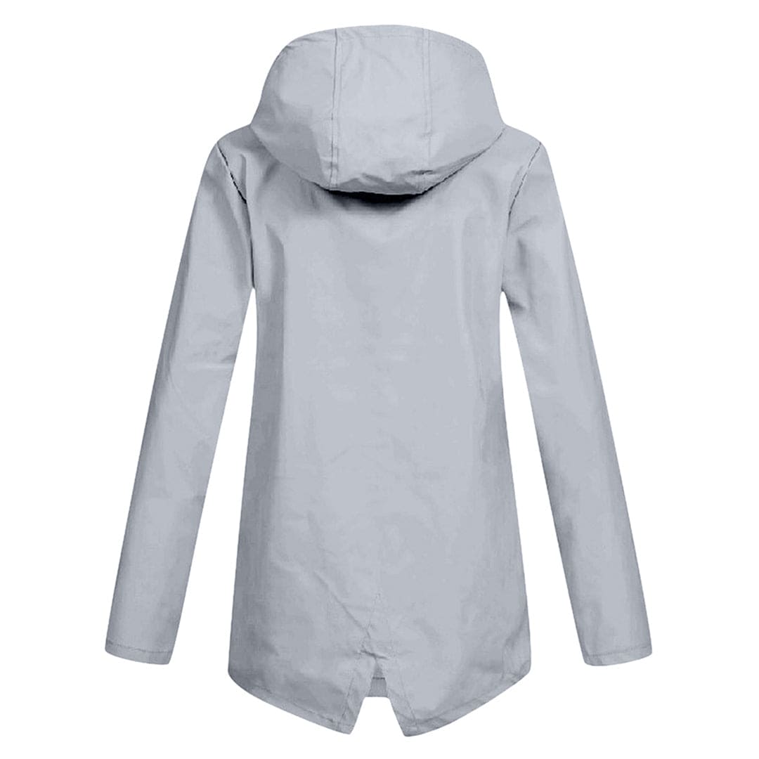 Waterproof Hooded Women's Rain Jacket