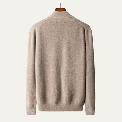 Comfortable Men's Knit Button Cardigan with Pockets
