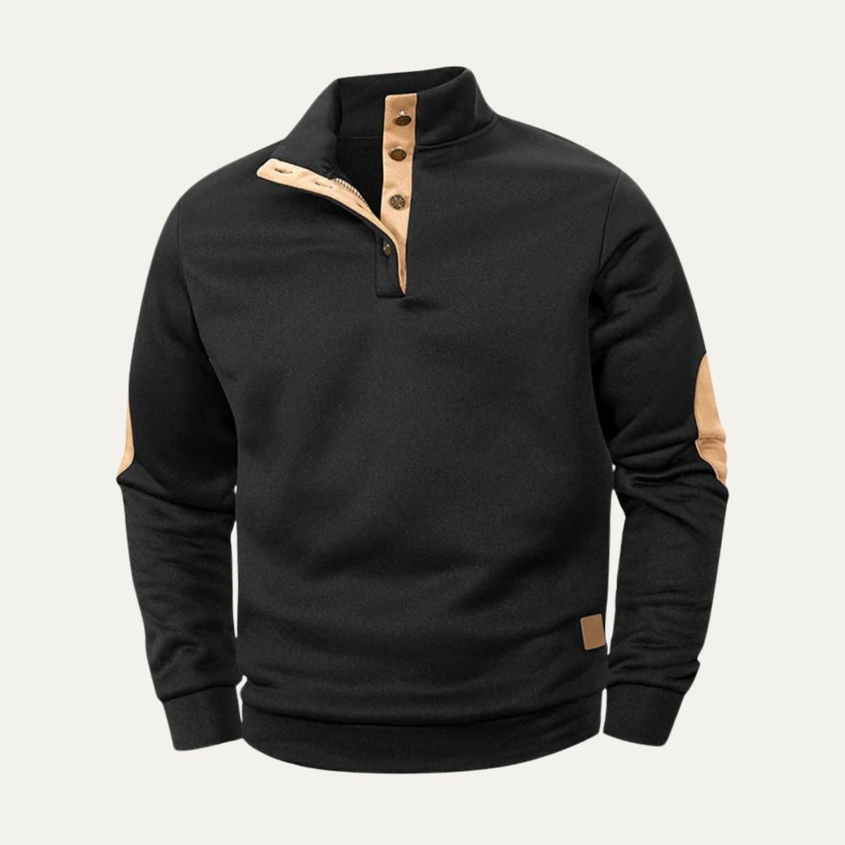 Cozy Men's Thermal Quarter Zip Fleece Sweater - OutfitLondon