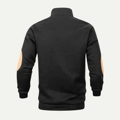 Cozy Men's Thermal Quarter Zip Fleece Sweater