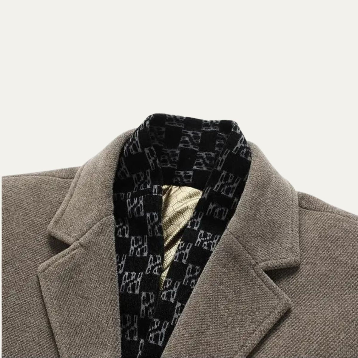 Warm Mens Wool Overcoat Business Long Jacket