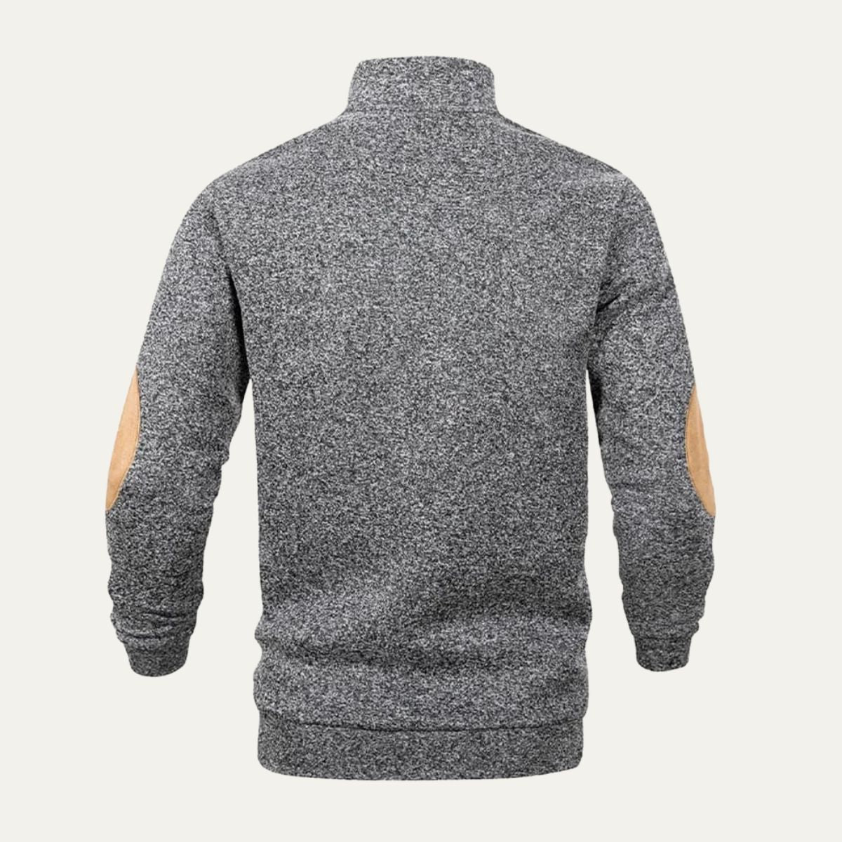 Cozy Men's Thermal Quarter Zip Fleece Sweater