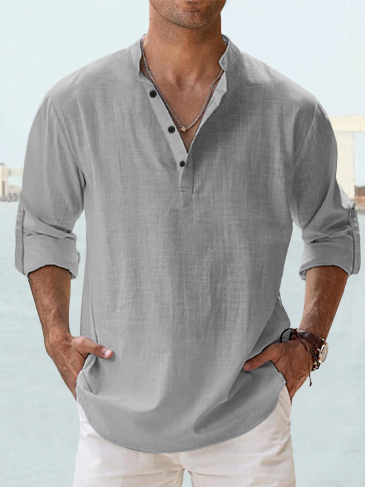 Comfortable Classic Long Sleeve Dress Shirt