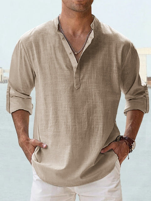 Comfortable Classic Long Sleeve Dress Shirt