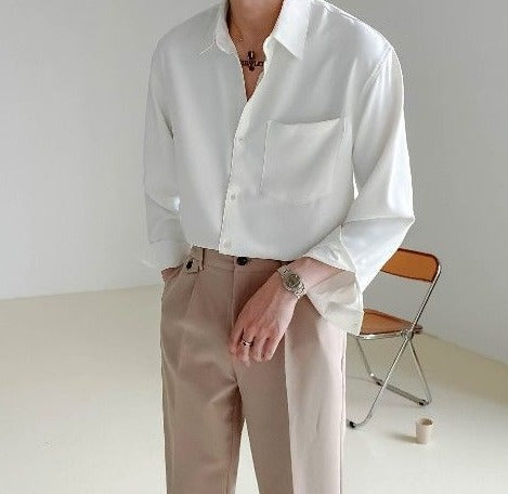 Soft Fit Casual Shirt – Classic Style Easy Wear - OutfitLondon