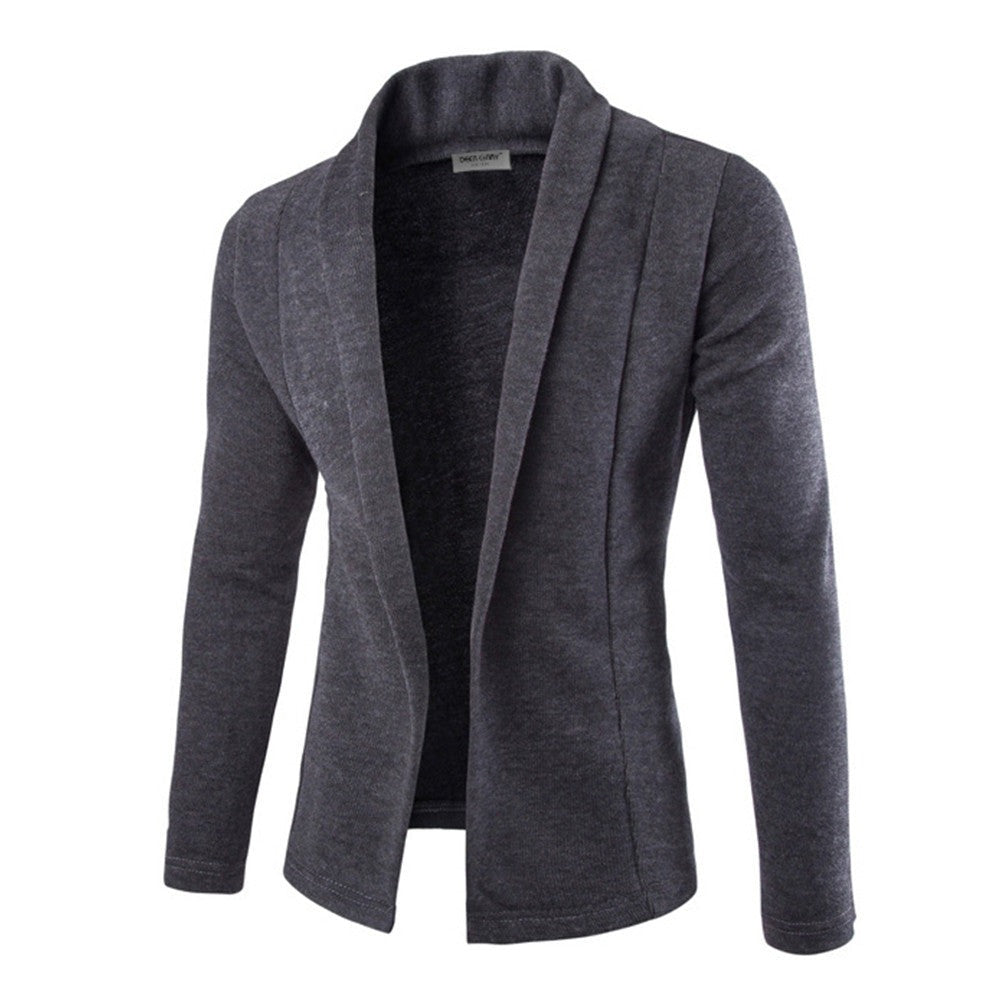 Casual Loose Men's Open Front Sweater - OutfitLondon