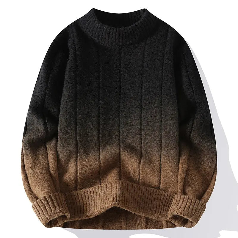 Colorful Knit Sweater for Fashionable Men