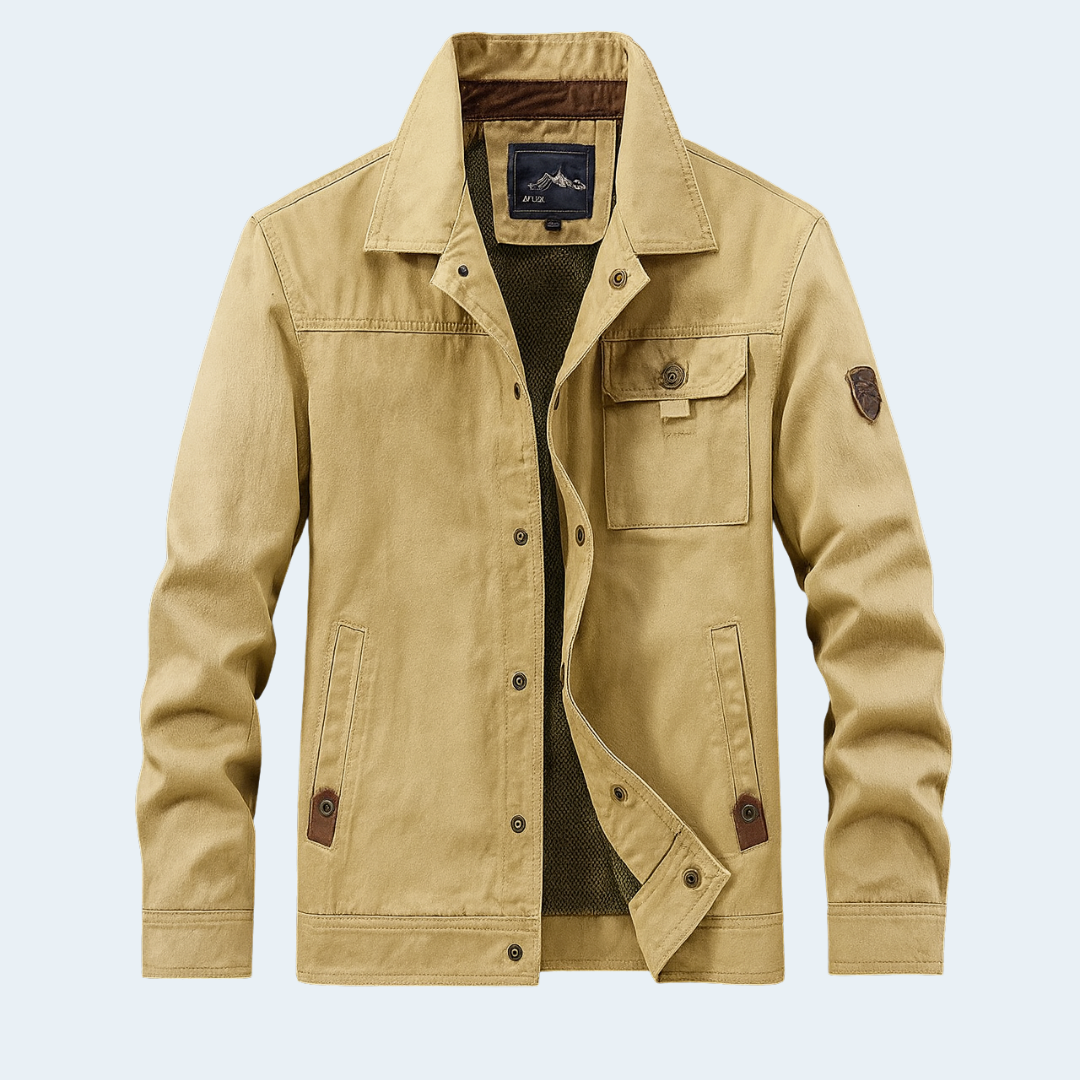 Warm Water-Repellent Mens Parka Jacket - OutfitLondon