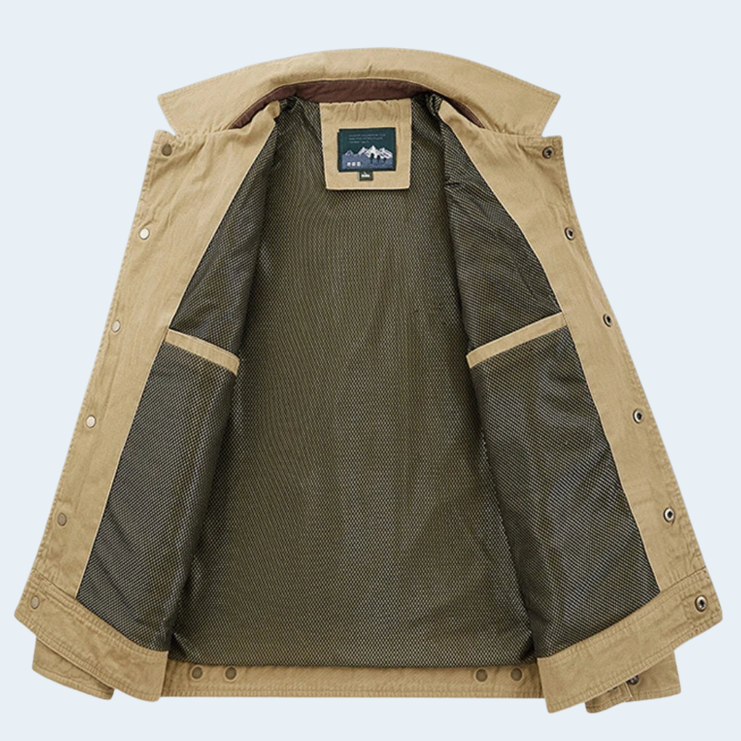 Warm Water-Repellent Mens Parka Jacket