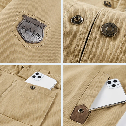 Warm Water-Repellent Mens Parka Jacket