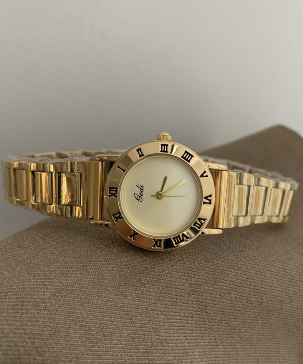 Stainless Steel Mechanical Watch Hardlex Crystal - OutfitLondon