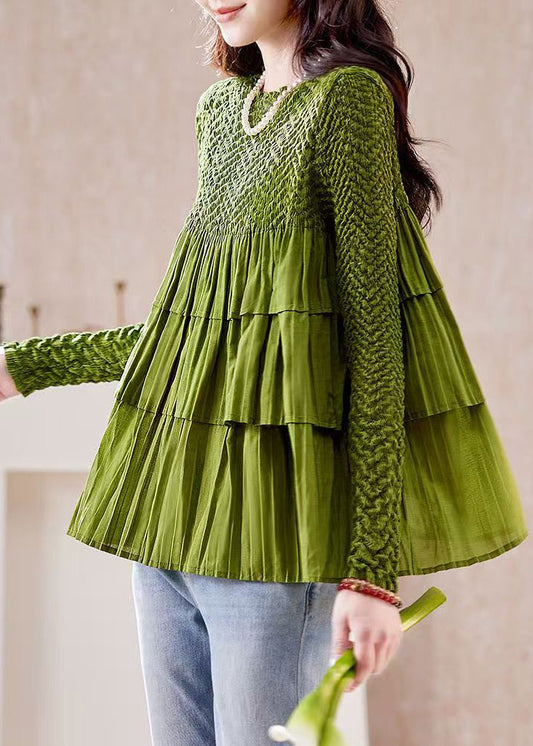 Women's Silk Chiffon Long Sleeve Loose Fit - OutfitLondon