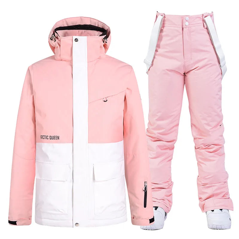 Insulated Water Resistant Snow Jacket for Men Women