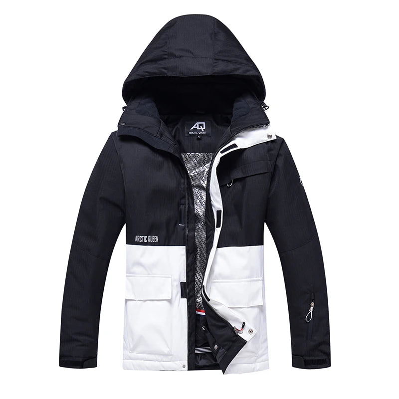 Insulated Water Resistant Snow Jacket for Men Women