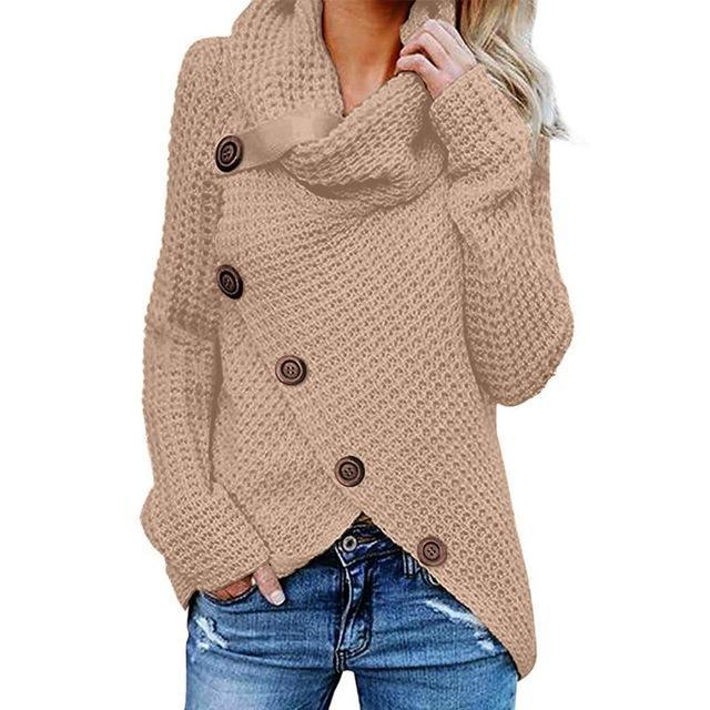 Chic Women's Easy Wear Woolen Winter Sweater - OutfitLondon