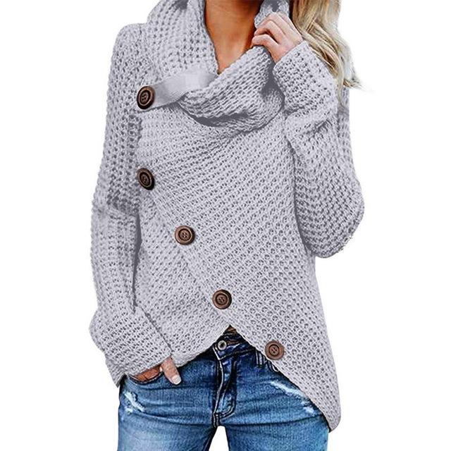 Chic Women's Easy Wear Woolen Winter Sweater