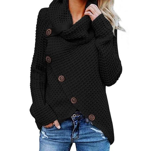 Chic Women's Easy Wear Woolen Winter Sweater